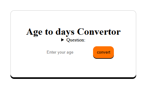 age to days pic